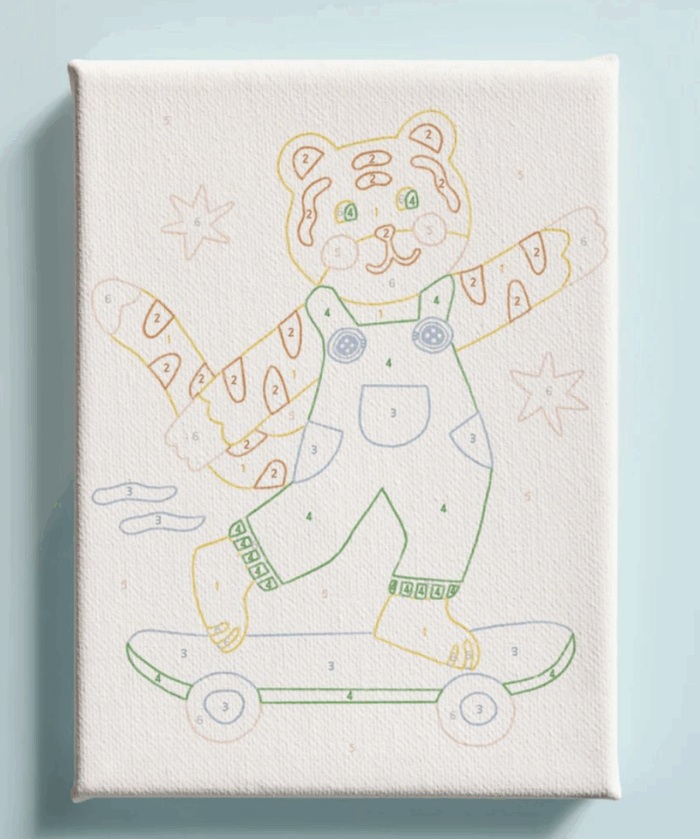 La Petite Epicerie Ζωγραφική με αριθμούς για παιδιά Tit Skate - Image 3